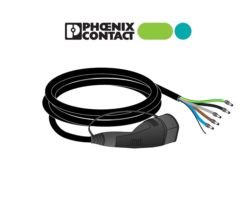 Phoenix Contact 1285633 AC charging cable CHARX ET2C-3AC32-5,0MES00P