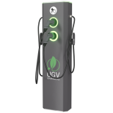 Electrozapravka-napolnaja-7+7kW-2 port-cablesType2_UGV Chargers